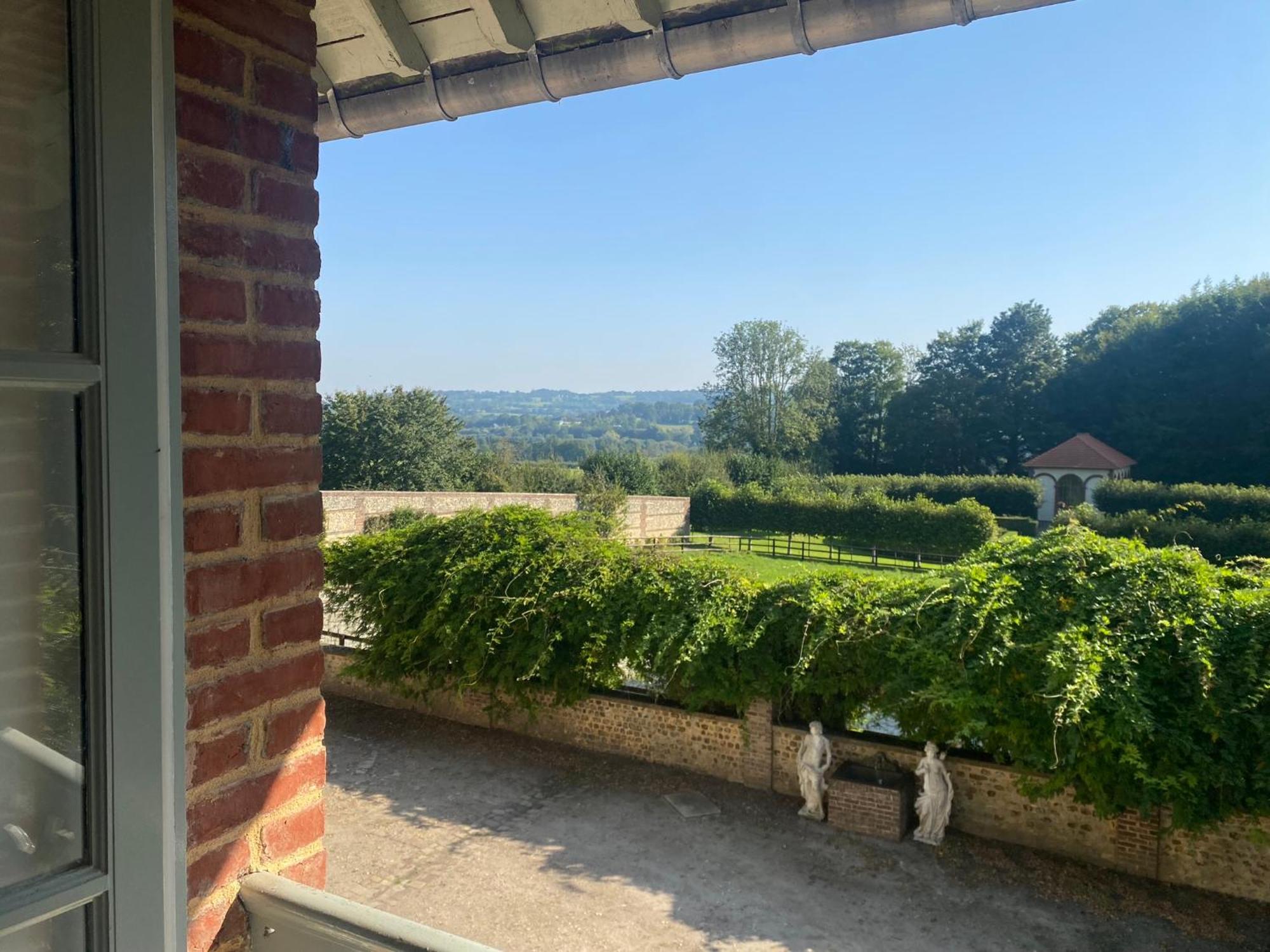 La Maison Du Cavalier, Chateau De Lavenue Pierrefitte-en-Auge Kültér fotó